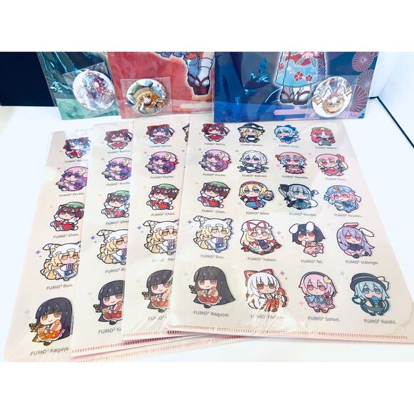 Touhou Project Clear Files & Badges Set - Picture 7 of 7